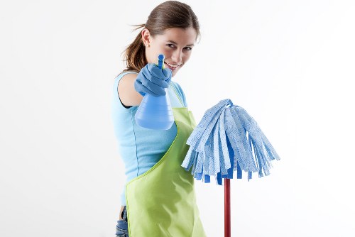 Professional oven cleaning in Richmond restoring a kitchen oven to a clean condition