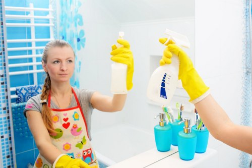 Cleaner preparing a one-off deep clean in a Richmond home