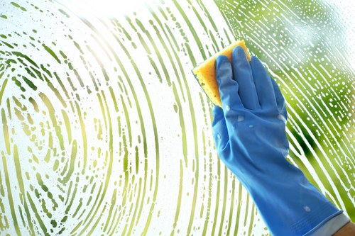 Professional façade cleaning on a Richmond property exterior