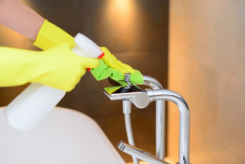 Local oven cleaning in Richmond providing deep cleaning for a household kitchen appliance
