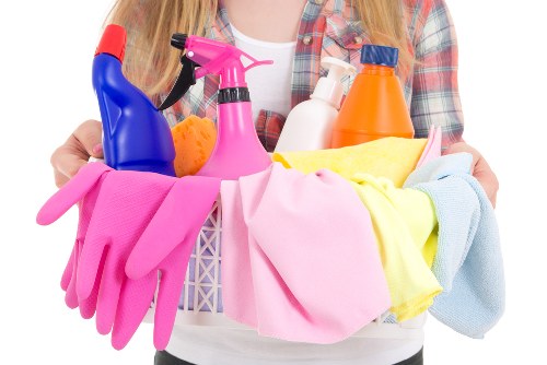Cleaner providing professional home cleaning in Richmond