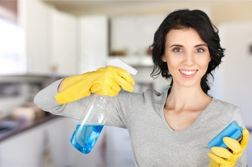 Office kitchen and washroom cleaning in a Richmond commercial space
