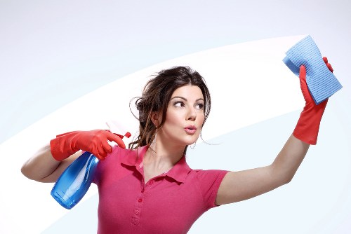 Rug inspection and stain treatment during a Richmond cleaning appointment